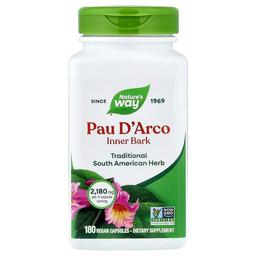 네이쳐스 웨이 Nature's Way, Pau D'Arco 내껍질, 베지 캡슐 180정(캡슐 1정당 545mg)