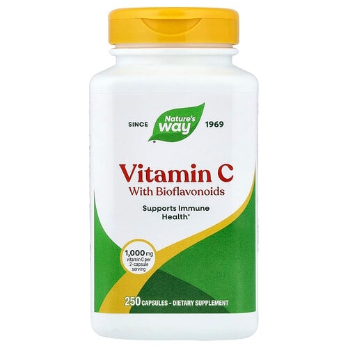 네이쳐스 웨이 Nature's Way, 비타민C 바이오플라보노이드, 1,000mg, 캡슐 250정(캡슐 1정당 500mg) 상세 이미지