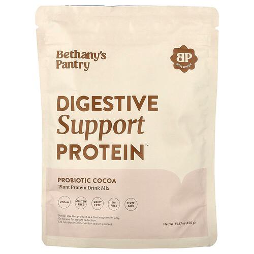 뉴제스트 Nuzest, 베타니's 팬트리, Digestive Support Protein™, 프로바이오틱 코코아, 450g(15.87oz) 상품 이미지