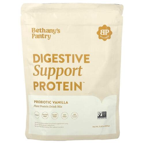 뉴제스트 Nuzest, Bethony's Pantry, Digestive Support Protein™, 프로바이오틱 바닐라, 450g(15.87oz) 상품 이미지