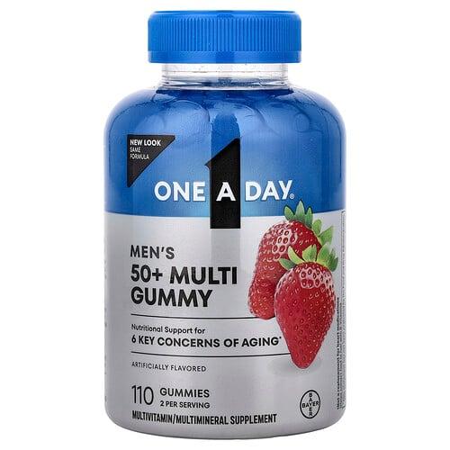 원어데이 One-A-Day, 50세 이상 남성용 멀티 구미젤리, 110개 상품 이미지
