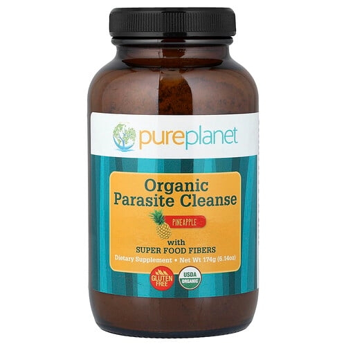 퓨어 플래닛 Pure Planet, Organic Parasite Cleanse, 파인애플, 174g(6.14oz) 상세 이미지