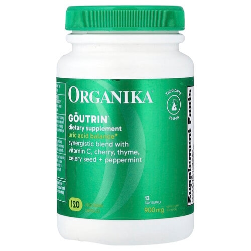 오르가니카 Organika, Goutrin® 체리 열매 분말 함유, 베지 캡슐 120정 상세 이미지
