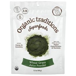 Organic Traditions, 밀싹즙 분말, 150g(5.3oz)