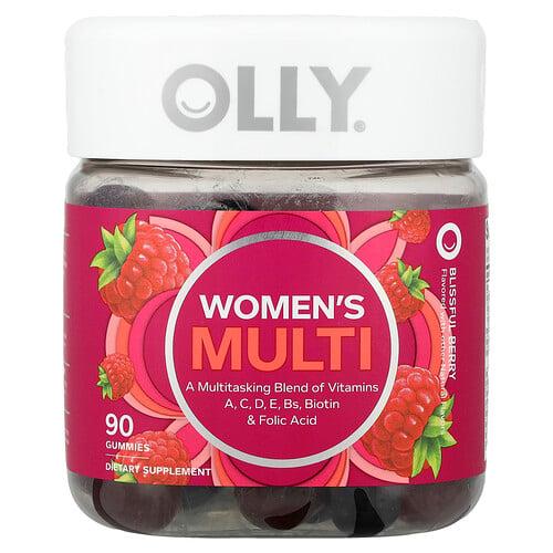 올리 OLLY, 우먼스 멀티, 블리스풀 베리, 구미젤리 90개 상품 이미지