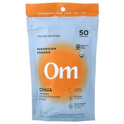 옴 머시룸즈 Om Mushrooms, 버섯 분말, 차가버섯, 100g(3.5oz)