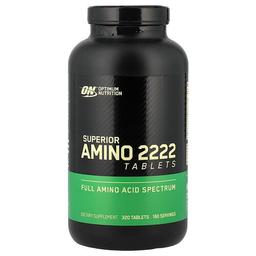 옵티멀 뉴트리션 Optimum Nutrition, 슈피리어 아미노 2222 태블릿, 320정