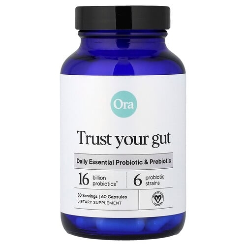 오라 Ora, Trust Your Gut, 데일리 필수 프로바이오틱 및 프리바이오틱, 캡슐 60정 상세 이미지