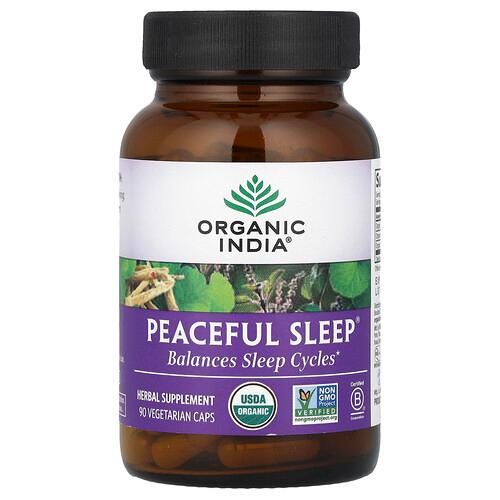 올가닉 인디아 Organic India, Peaceful Sleep®, 베지 캡슐 90정 상품 이미지