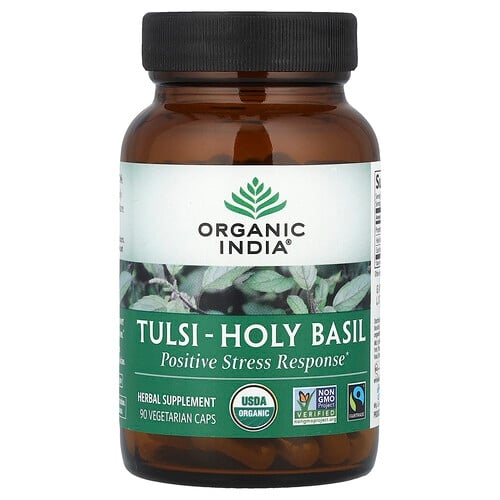올가닉 인디아 Organic India, 툴시 홀리 바질, 베지 캡슐 90정 상세 이미지