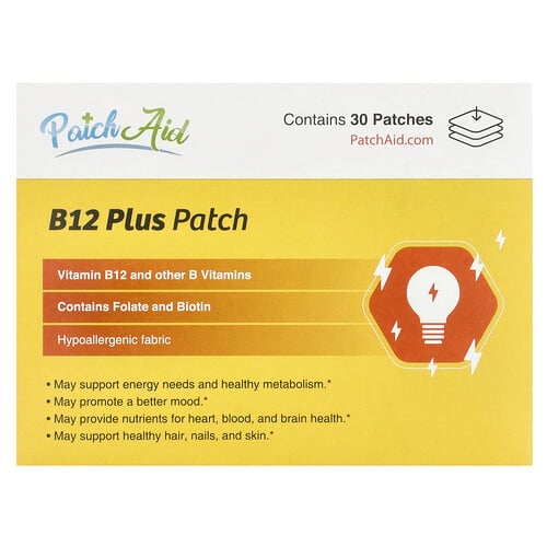 패치에이드 PatchAid, B12 플러스 패치, 30매 상세 이미지