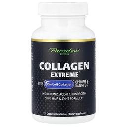 파라다이스 허브 Paradise Herbs, BioCell Collagen® 함유 Collagen Extreme®, OptiMSM® & Nature's C®, 캡슐 120정