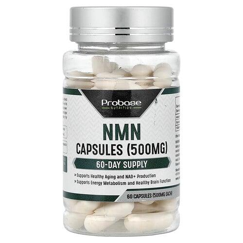 프로베이스 뉴트리션 Probase Nutrition, NMN, 500mg, 캡슐 60정 상품 이미지
