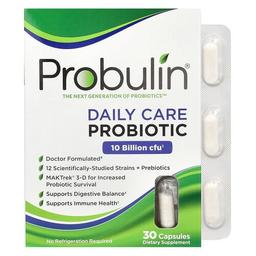 프로불린 Probulin, 데일리 케어 프로바이오틱, 100억CFU, 캡슐 30정