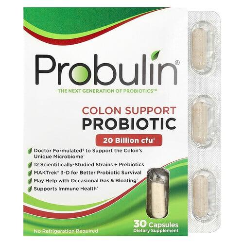프로불린 Probulin, 장 지원, 프로바이오틱, 캡슐 30정 상품 이미지