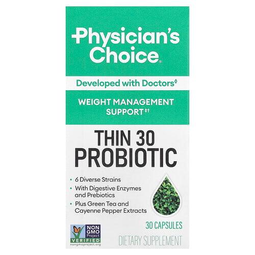 Physician's Choice, 씬 30 프로바이오틱, 캡슐 30정 상품 이미지