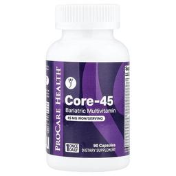 ProCare Health, 코어-45, 비만 방지 종합비타민, 캡슐 90정
