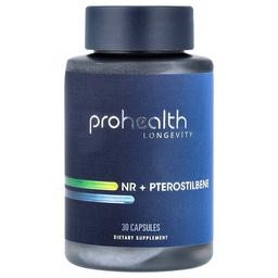 ProHealth Longevity, NR + 프테로스틸벤, 캡슐 30정
