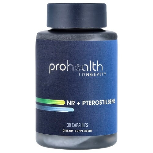 ProHealth Longevity, NR + 프테로스틸벤, 캡슐 30정 상세 이미지