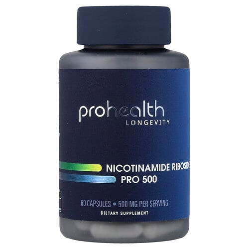 ProHealth Longevity, 나이아신아마이드 리보사이드 Pro 500, 캡슐 60정 상세 이미지