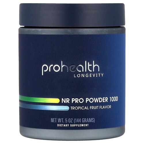 ProHealth Longevity, NR 프로 파우더 1000, 열대 과일, 144g(5oz) 상세 이미지