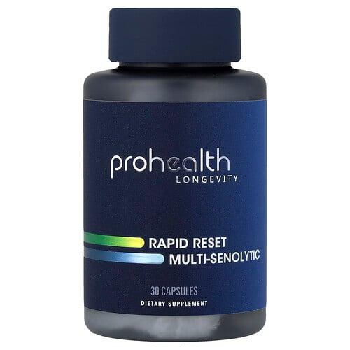 ProHealth Longevity, 빠른 재설정 멀티 세놀리틱, 캡슐 30정 상품 이미지