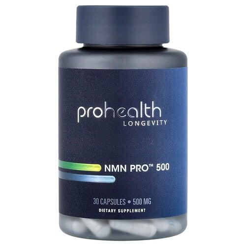 ProHealth Longevity, NMN Pro™ 500, 500mg, 캡슐 30정 상품 이미지