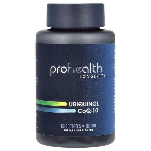 ProHealth Longevity, 유비퀴놀 CoQ-10, 100mg, 소프트젤 60정 상품 이미지