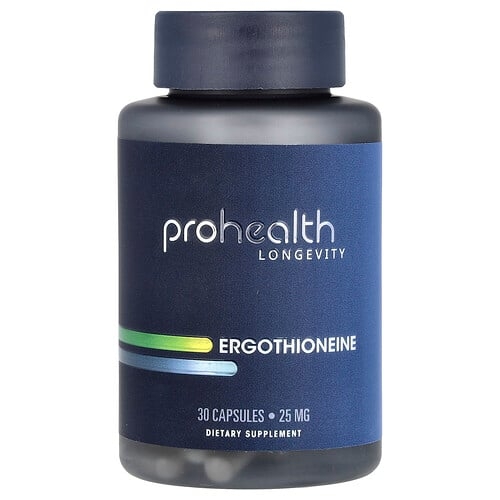 ProHealth Longevity, 에르고티오네인, 25mg, 캡슐 30정 상세 이미지