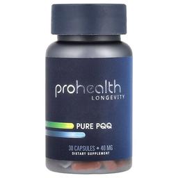 ProHealth Longevity, 퓨어 PQQ, 40mg, 캡슐 30정