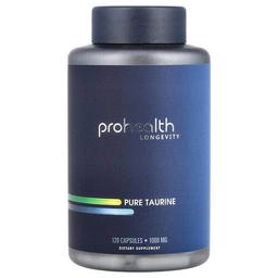ProHealth Longevity, 순수 타우린, 1,000mg, 캡슐 120정