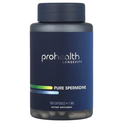 ProHealth Longevity, 퓨어 스페르미딘, 1mg, 캡슐 180정 상세 이미지