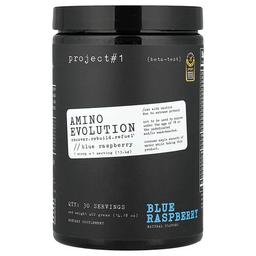 Project 1 Nutrition, Amino E볼루션, 블루 라즈베리, 402g(14.18oz)