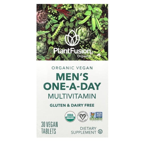 플랜드퓨전 PlantFusion, 남성용 원어데이 종합비타민, 비건정 30정 상세 이미지