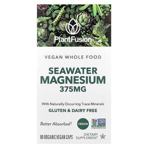 플랜드퓨전 PlantFusion, 비건 해수 마그네슘, 유기농 베지 캡슐 60정 상품 이미지