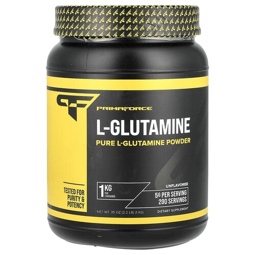 프리마 포스 Primaforce, L-글루타민 분말, 무맛, 1kg(35oz) 상세 이미지