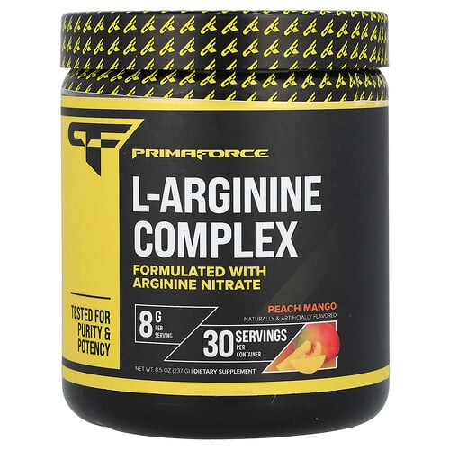 프리마 포스 Primaforce, L-아르기닌 복합체, 복숭아 망고, 237g(8.5oz) 상세 이미지
