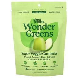 플랜트 피플 Plant People, wonderGreens®, 슈퍼 베지 구미젤리, 청사과, 구미젤리 60개