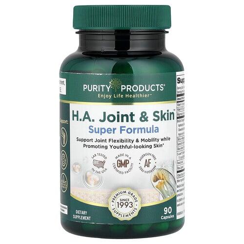퓨어리티 프로덕트 Purity Products, H.A. Joint & Skin™, 슈퍼 포뮬라, 캡슐 90정 상품 이미지