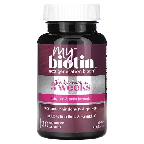퓨어리티 프로덕트 Purity Products, MyBiotin, 모발, 피부 및 손발톱 포뮬라, 베지 캡슐 30정 상세 이미지