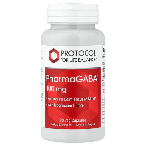 프로토콜 포 라이프 발란스 Protocol for Life Balance, PharmaGABA® 마그네슘시트레이트 함유, 베지 캡슐 90정 상세 이미지