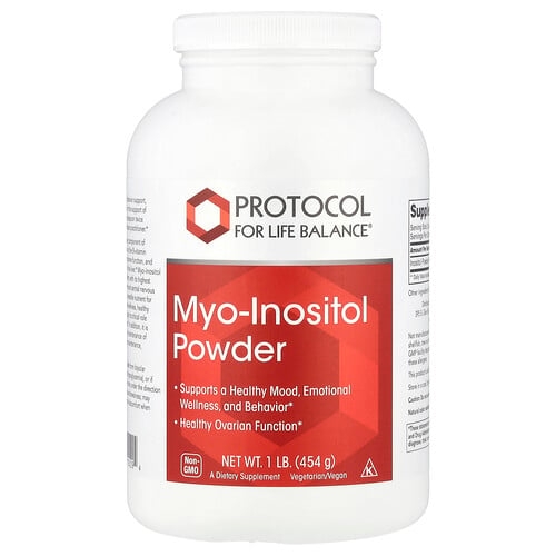 프로토콜 포 라이프 발란스 Protocol for Life Balance, 마이요-이노시톨 파우더, 1 lb (454 g) 상세 이미지