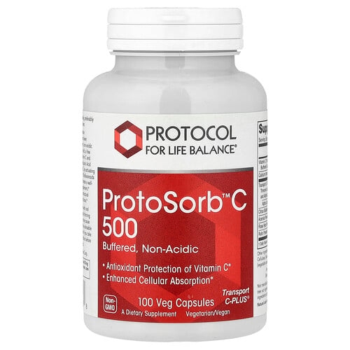 프로토콜 포 라이프 발란스 Protocol for Life Balance, ProtoSorb™C 500, 베지 캡슐 100정 상세 이미지