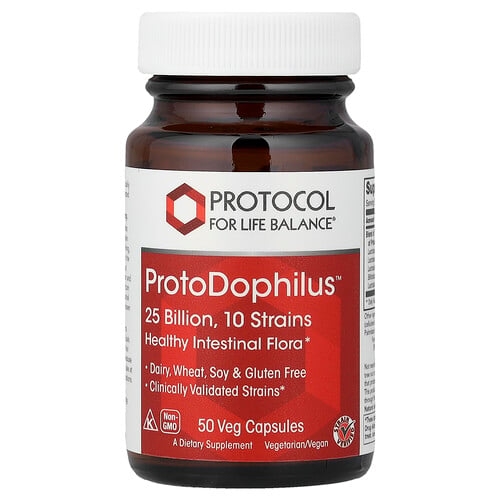 프로토콜 포 라이프 발란스 Protocol for Life Balance, ProtoDophilus™, 250억, 베지 캡슐 50정 상세 이미지