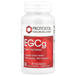 프로토콜 포 라이프 발란스 Protocol for Life Balance, EGCg 녹차 추출물, 베지 캡슐 90정