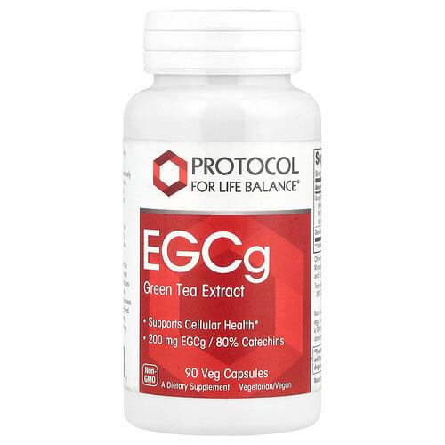 프로토콜 포 라이프 발란스 Protocol for Life Balance, EGCg 녹차 추출물, 베지 캡슐 90정 상품 이미지