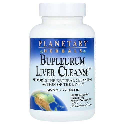 플랜터리 허벌 Planetary Herbals, Bupleurum Liver Cleanse™, 72정 상세 이미지