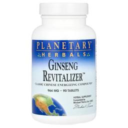 플랜터리 허벌 Planetary Herbals, Ginseng Revitalizer™, 90정