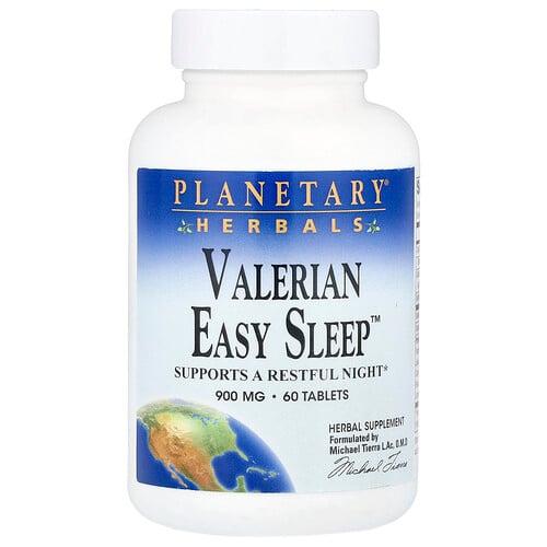 플랜터리 허벌 Planetary Herbals, 발레리안 Easy Sleep™, 60정 상품 이미지