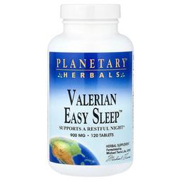 플랜터리 허벌 Planetary Herbals, 발레리안 Easy Sleep™, 120정